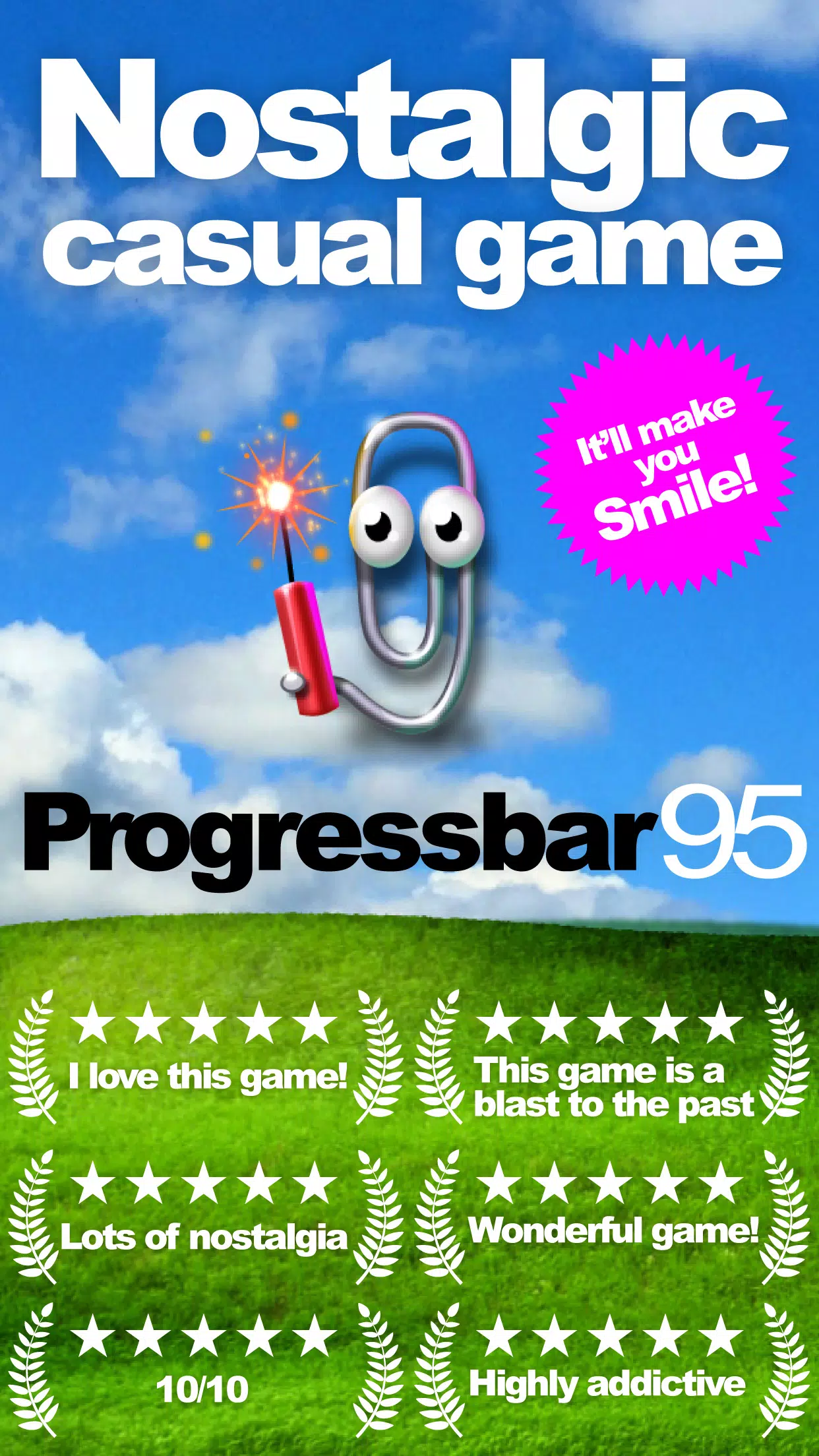 Progressbar95ー簡単で懐かしいゲーム スクリーンショット 0