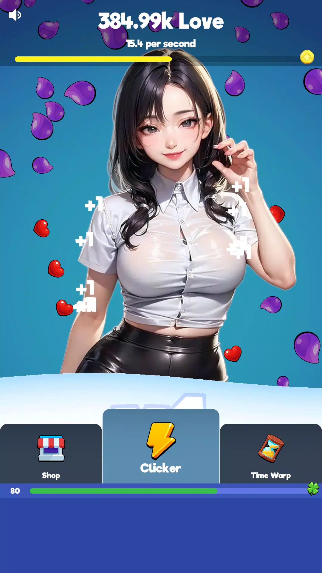 Sexy touch girls: idle clicker 螢幕截圖 2