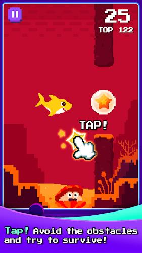 Baby Shark 8BIT : Finding Frie স্ক্রিনশট 1