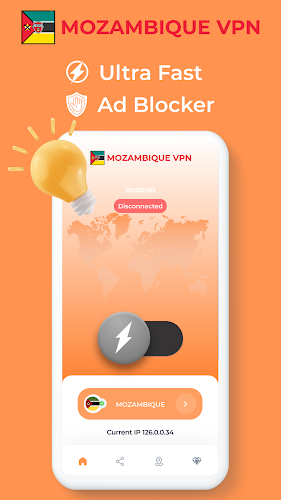 Mozambique VPN - Private Proxy Screenshot 0