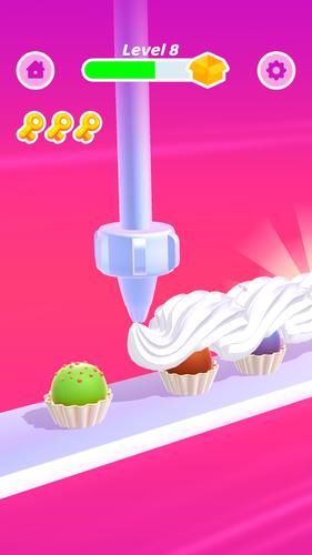 Perfect Cream: Icing Cake Game 螢幕截圖 2