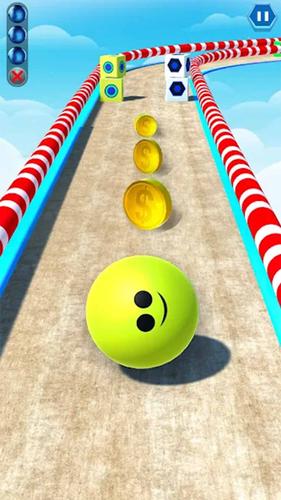 3D Sky Rolling Going Ball Game Captura de tela 0