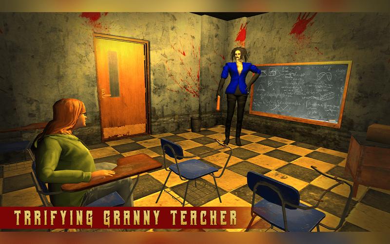 Terrifying Teacher Granny Game 스크린샷 0