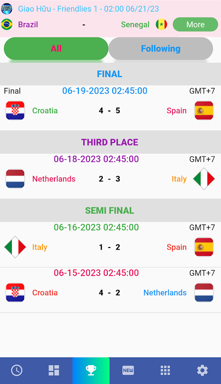 Female Cup Matches Ekran Görüntüsü 2