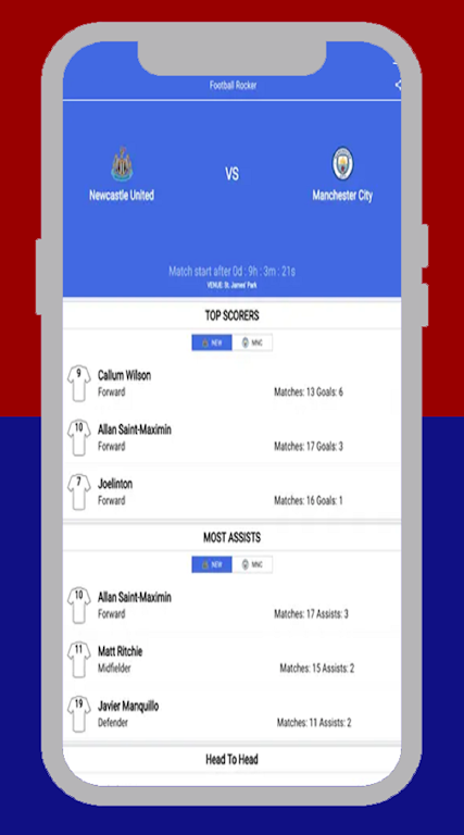 FootyBite app 螢幕截圖 1