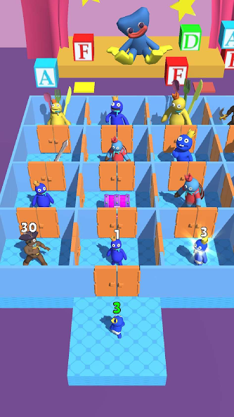 Rainbow Monster - Room Maze Mod スクリーンショット 0