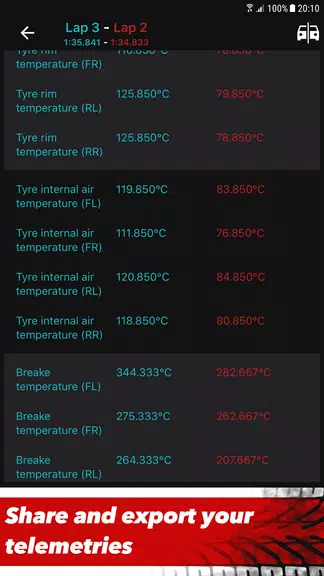 Sim Racing Telemetry 스크린샷 3