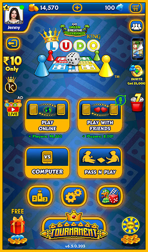 Ludo King Mod Tangkapan skrin 1