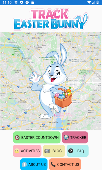 The Easter Bunny Tracker Captura de pantalla 0