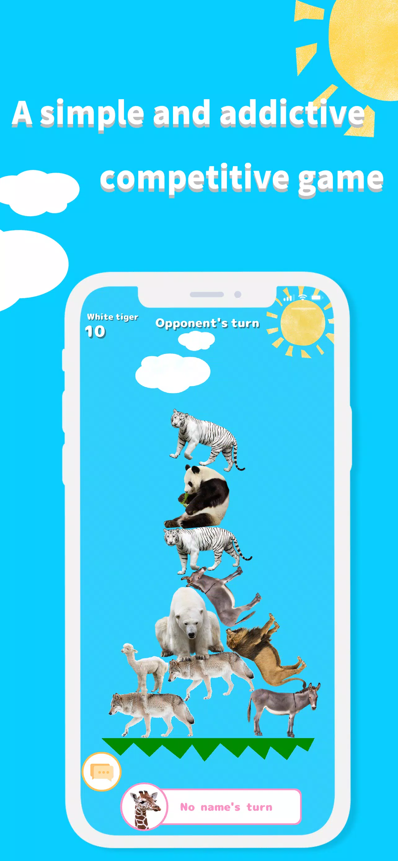 Animal Tower Battle Captura de pantalla 1