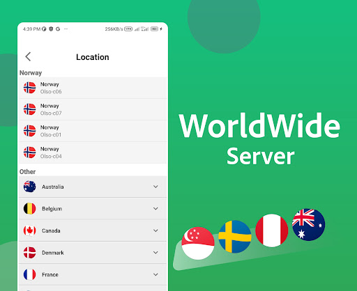 Schermata Norway VPN - Norwegian IP Fast 2