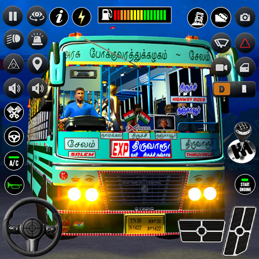 Real Passenger Bus Driving Sim स्क्रीनशॉट 0