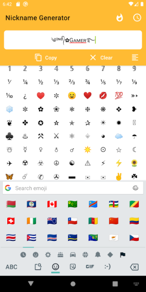 Fancy Text Symbols Tangkapan skrin 1