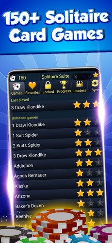 Solitaire Card Games Collection 150+ Solitaire Games Скриншот 0