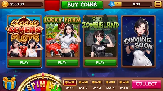 Sexy slot girls: vegas casino Mod স্ক্রিনশট 1