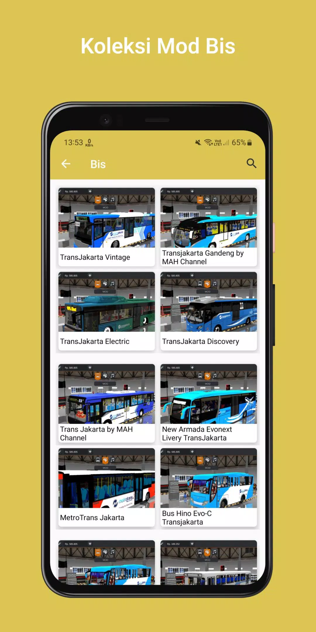 MOD Bus Simulator Indonesia 螢幕截圖 1
