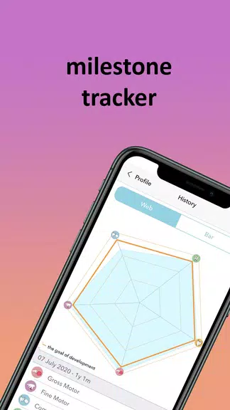 Baby milestones tracker Indigo Captura de tela 2