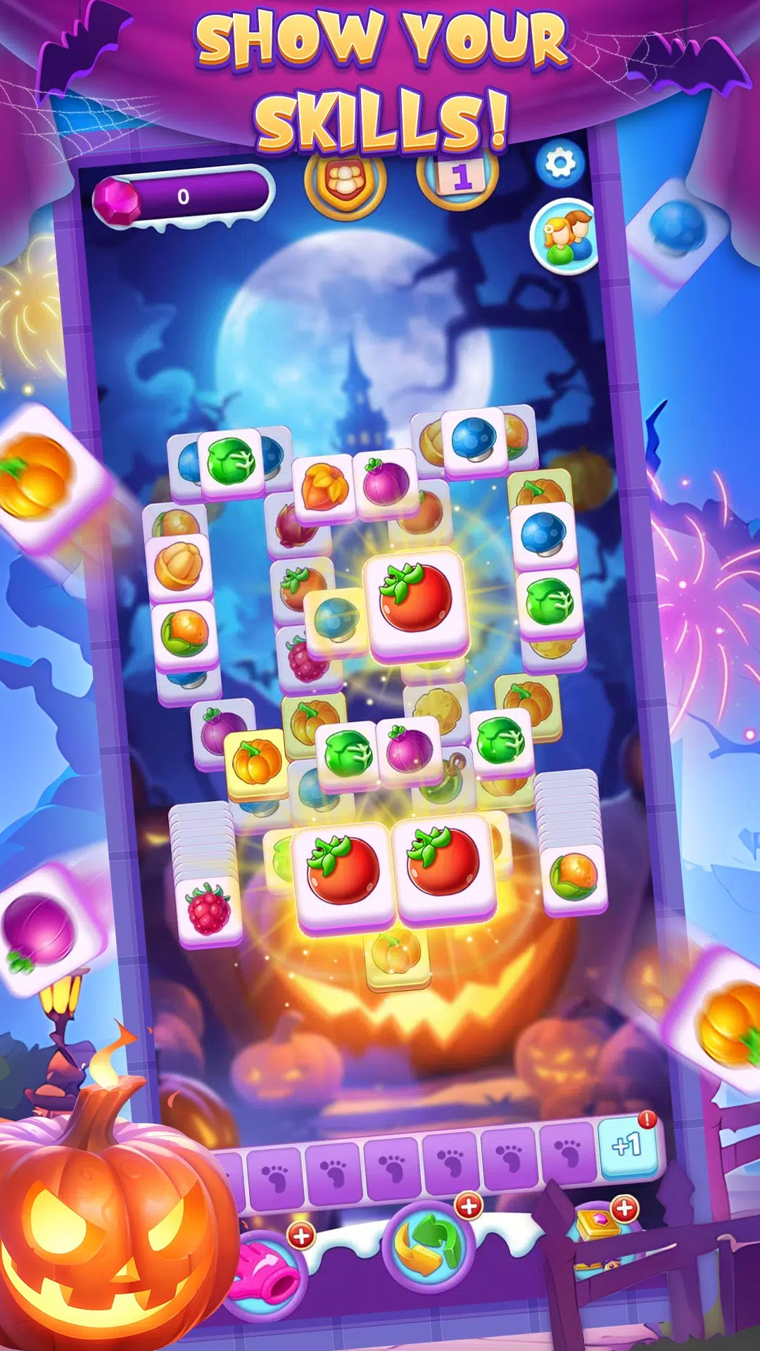 Halloween Fruit Crush Скриншот 1