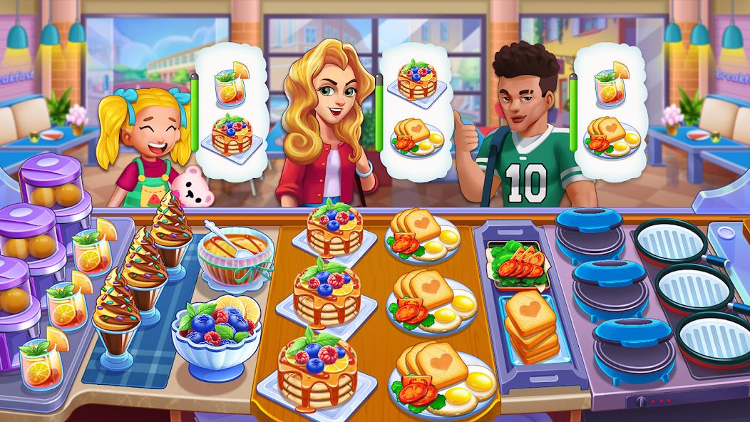 Food Voyage: Fun Cooking Games Mod ဖန်သားပြင်ဓာတ်ပုံ 2