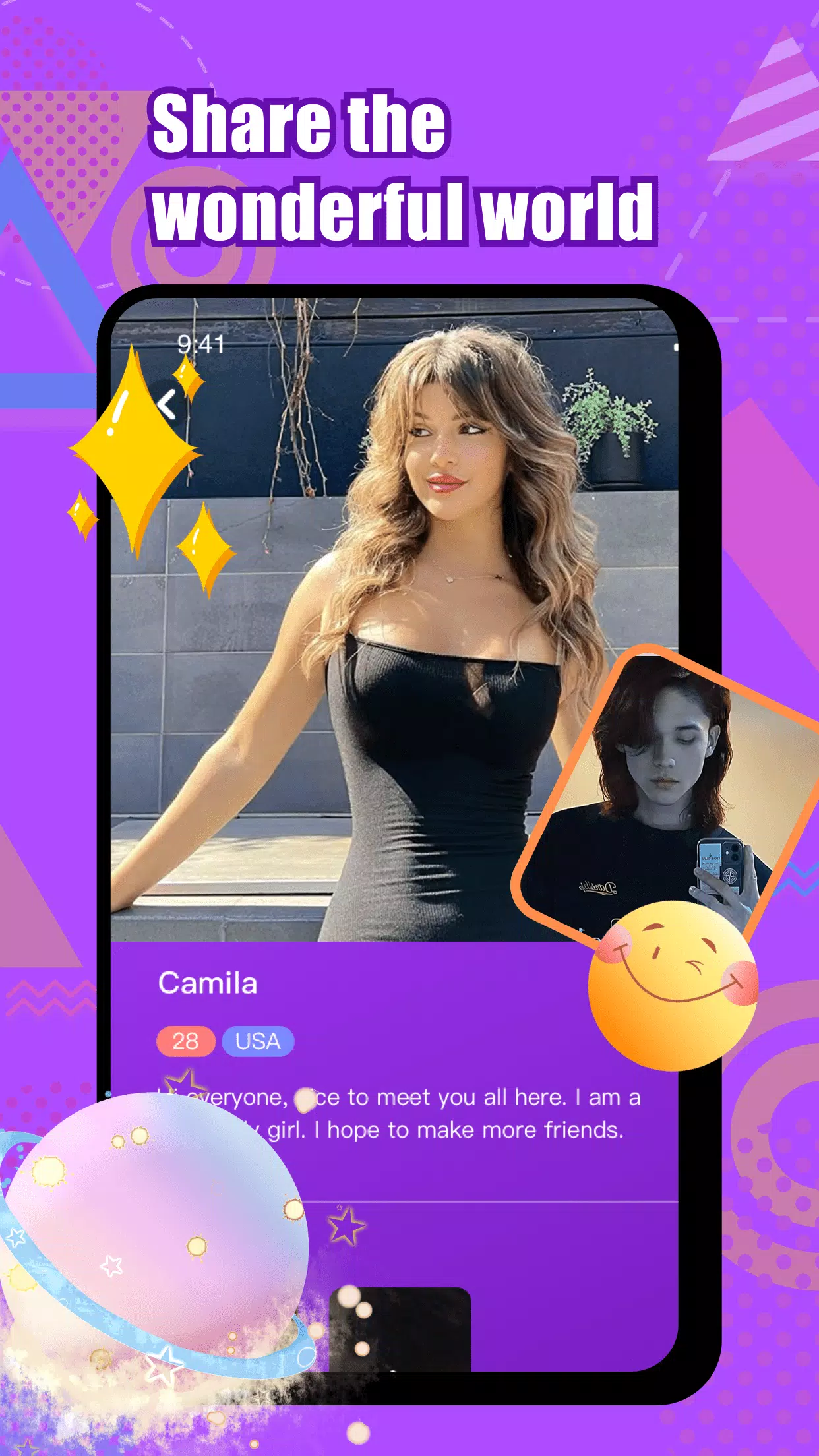 Wonk - live video chat ဖန်သားပြင်ဓာတ်ပုံ 2