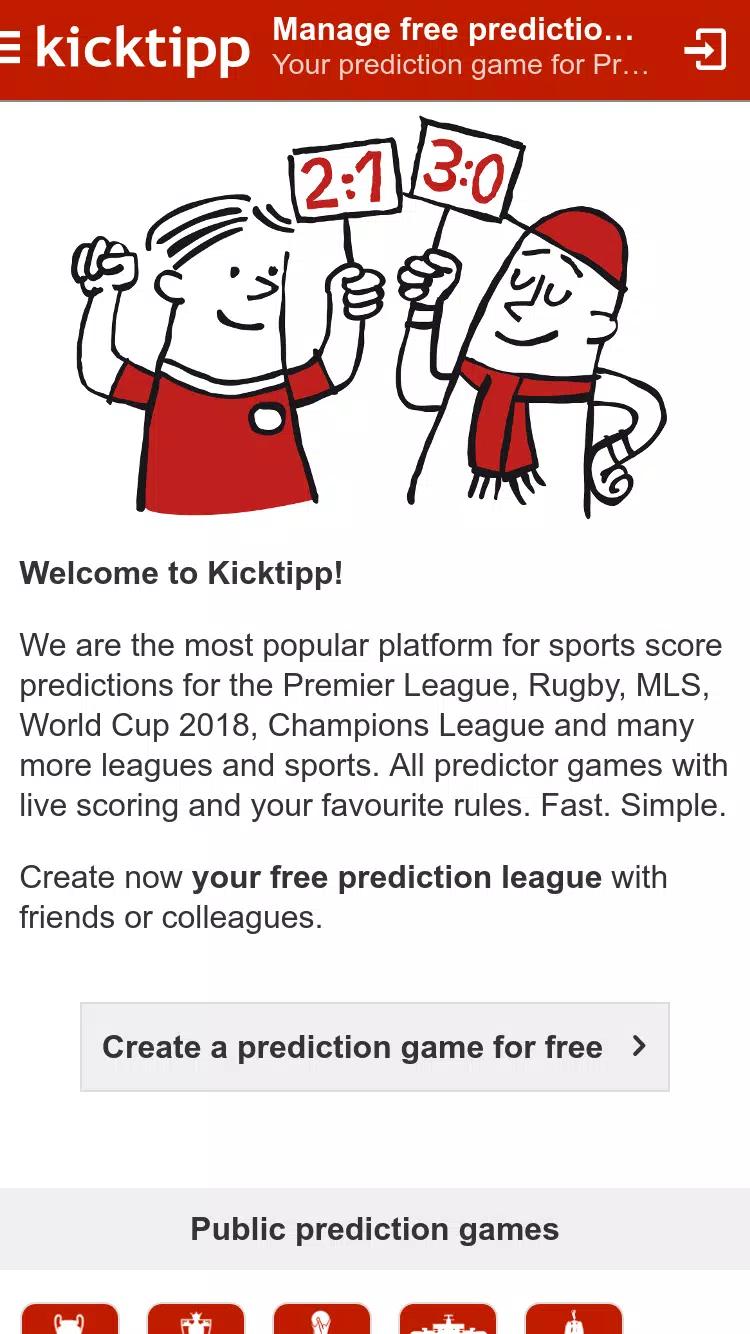 Kicktipp - Die Tippspiel App 螢幕截圖 0