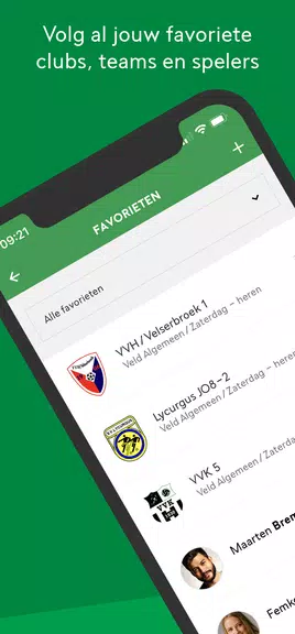 Voetbal.nl - De officiële app ဖန်သားပြင်ဓာတ်ပုံ 0