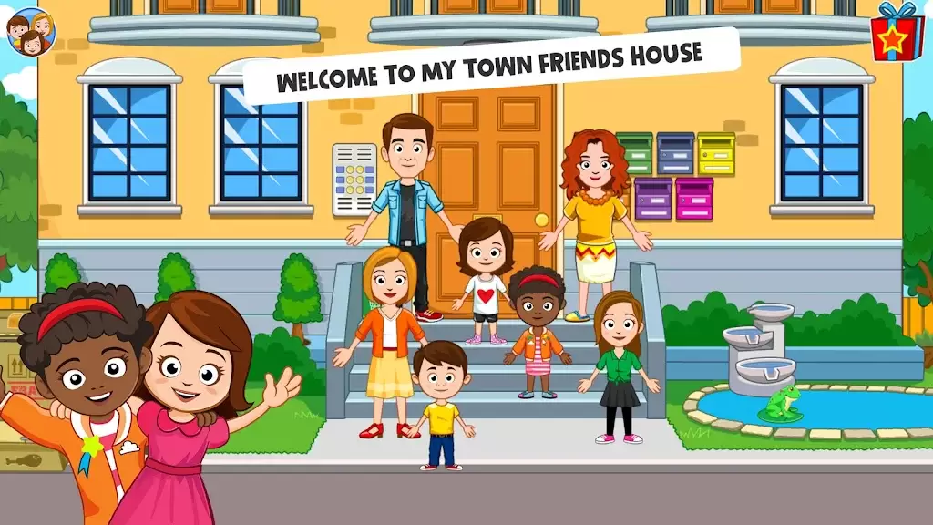 My Town: Friends house game Schermafbeelding 0