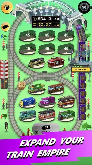 Train Merger Idle Train Tycoon ဖန်သားပြင်ဓာတ်ပုံ 2