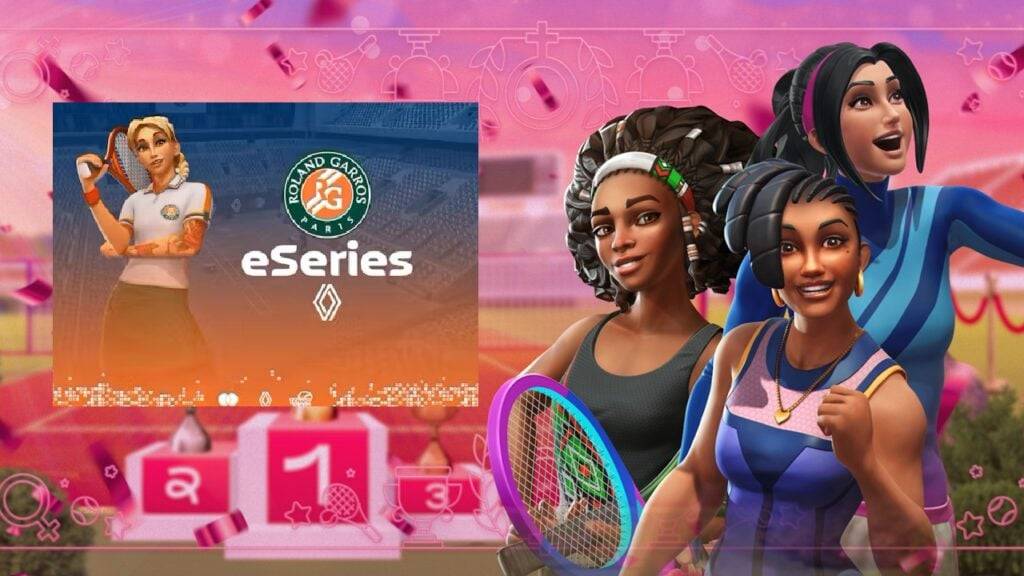 Roland-Garros Eseries 2025 имеет новый формат команды киберспорта в Tennis Clash