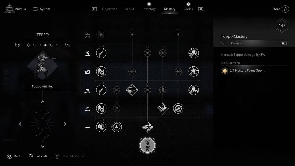 Yasuke Best Skills Assassins Creed Shadows Teppo