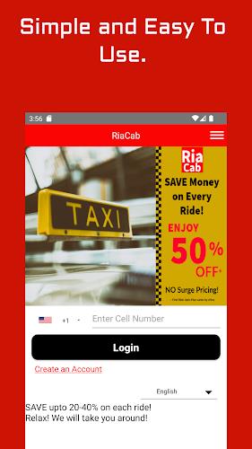 RiaCab - Request YOUR Ride ဖန်သားပြင်ဓာတ်ပုံ 1