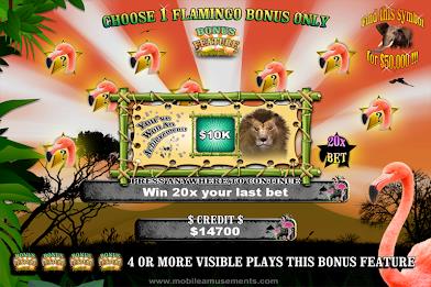 Flamingo Safari Slots Captura de pantalla 1