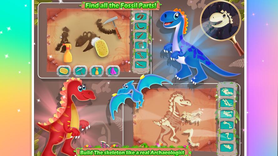 Dino care game Captura de pantalla 1