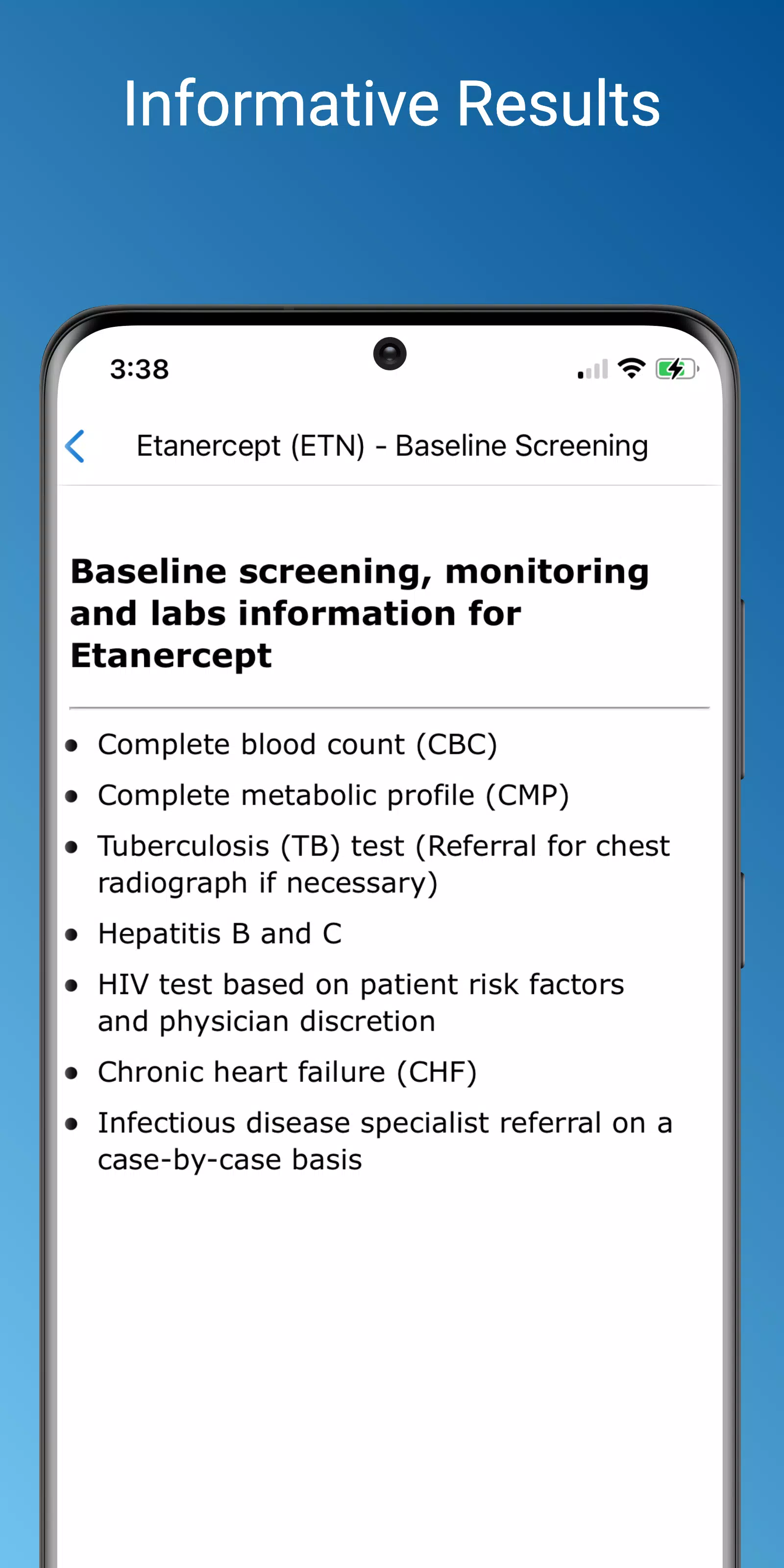 Clinical Guidelines Schermafbeelding 3