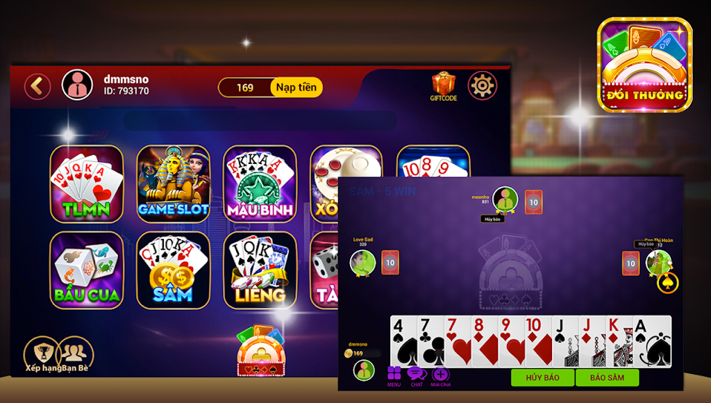 BemClub game danh bai doi thuong 螢幕截圖 0