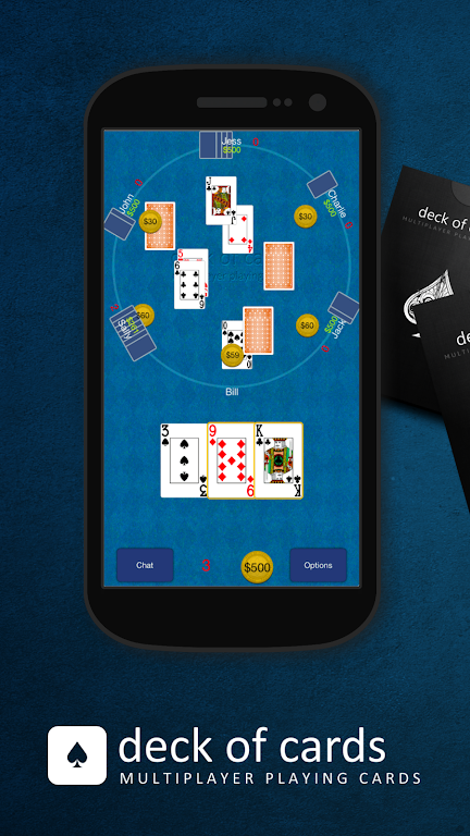 Multiplayer Deck Of Cards スクリーンショット 0
