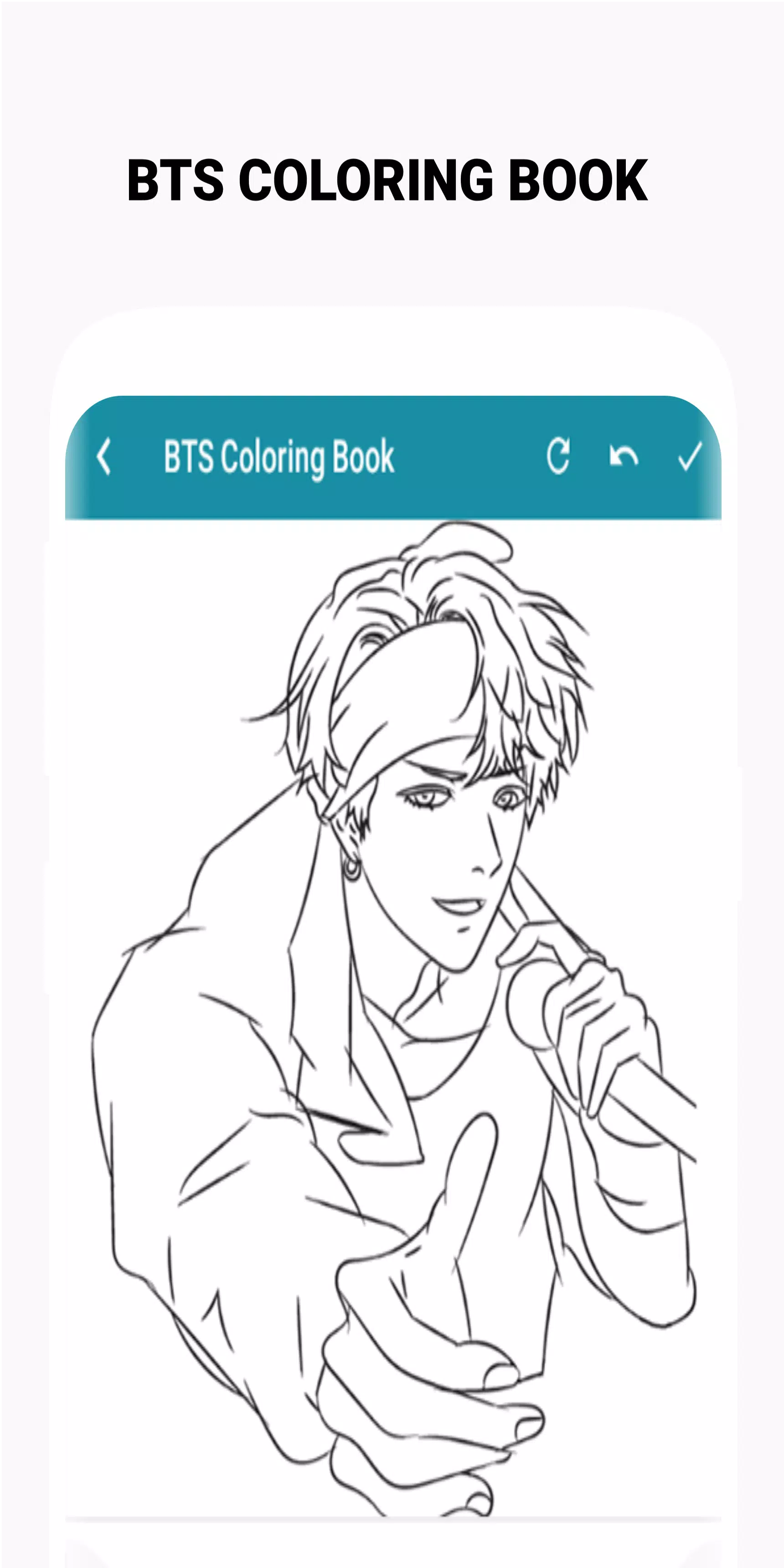 BTS Coloring Book स्क्रीनशॉट 3