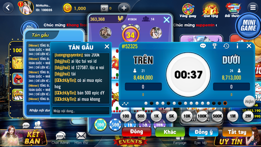 Epic JackPot: Đại gia Game bai Club应用截图第3张