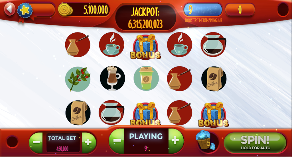 Coffee-Slot Machine Games Schermafbeelding 1