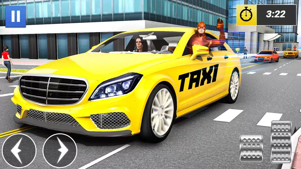 Superhero Car Games Taxi Games Tangkapan skrin 0