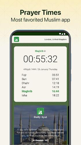 Namaz: Prayer Times & Qibla Screenshot 0