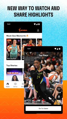 WNBA - Live Games & Scores Capture d'écran 2