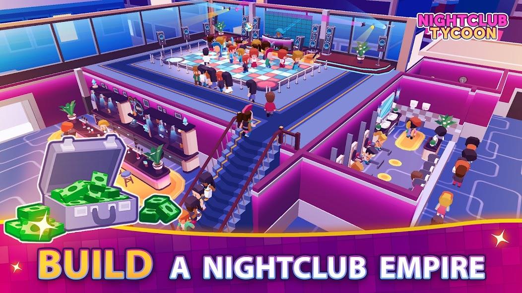 Nightclub Tycoon: Idle Manager Mod स्क्रीनशॉट 0