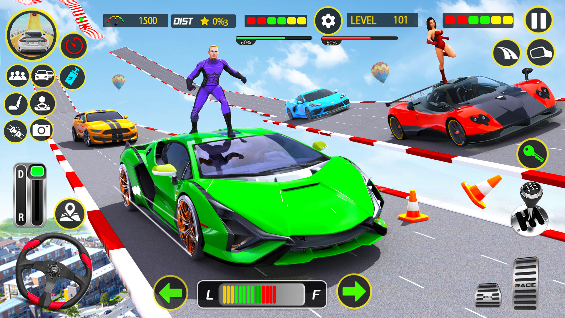 Ramp Car Stunts GT Car Game Скриншот 1