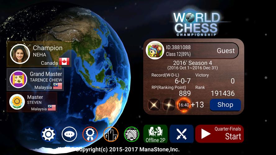 World Chess Championship Capture d'écran 0