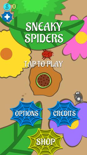 Sneaky Spiders Captura de tela 3
