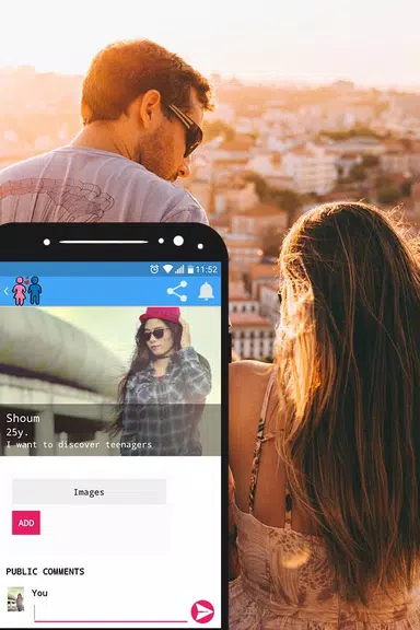 Teen Chat Room: Teen Dating App - Meet Teenagers ภาพหน้าจอ 0