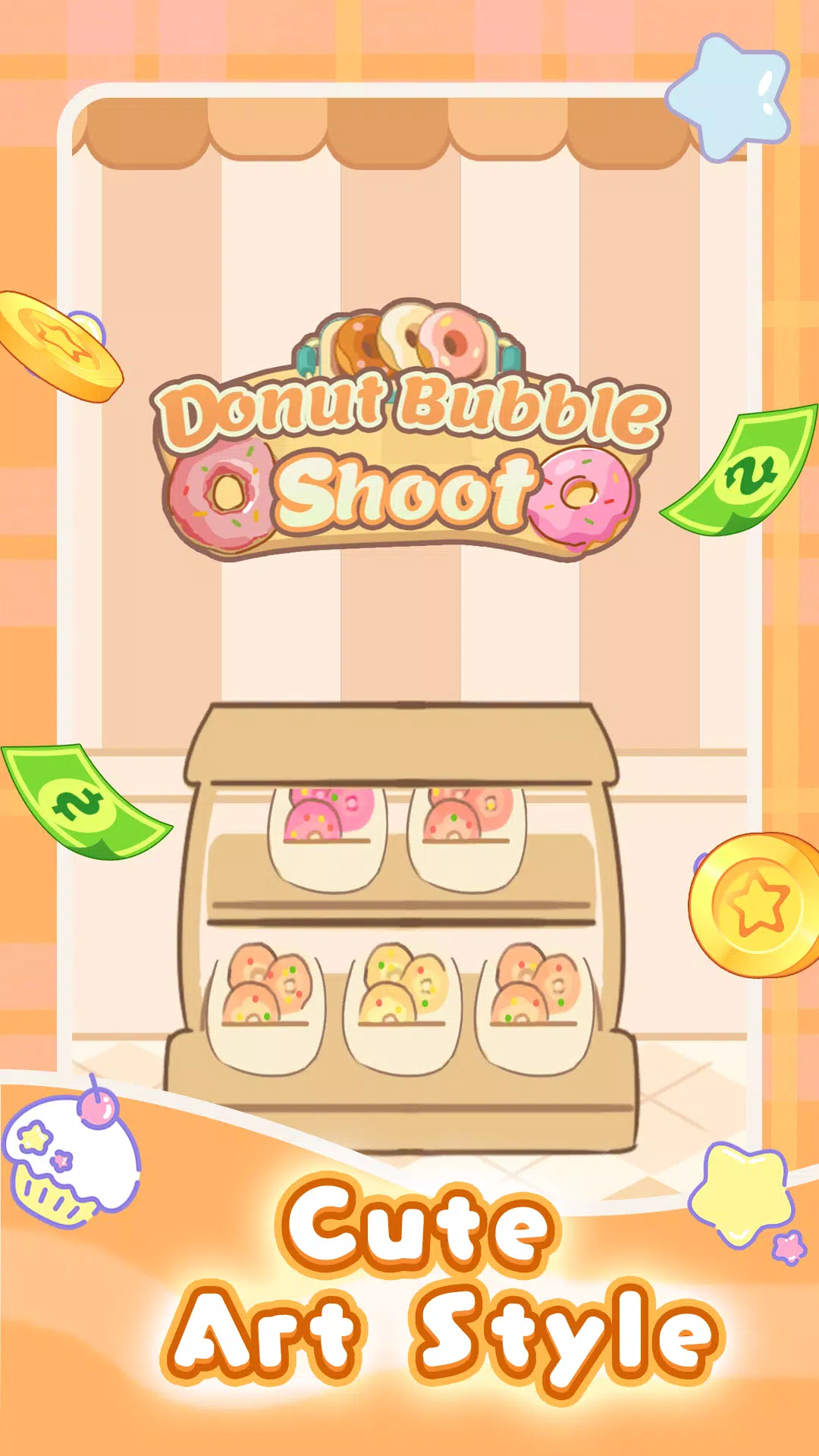 Donut Bubble Shoot ဖန်သားပြင်ဓာတ်ပုံ 0