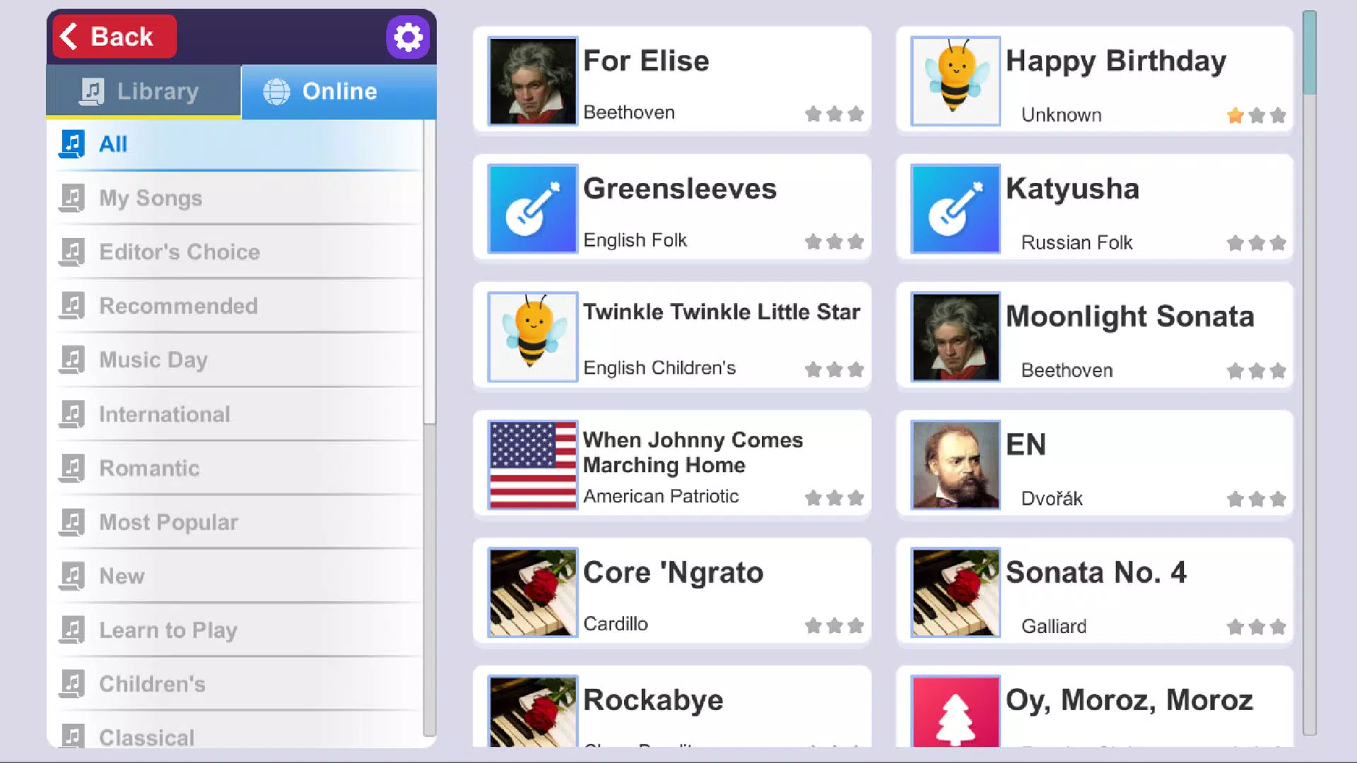 Piano ORG 螢幕截圖 1