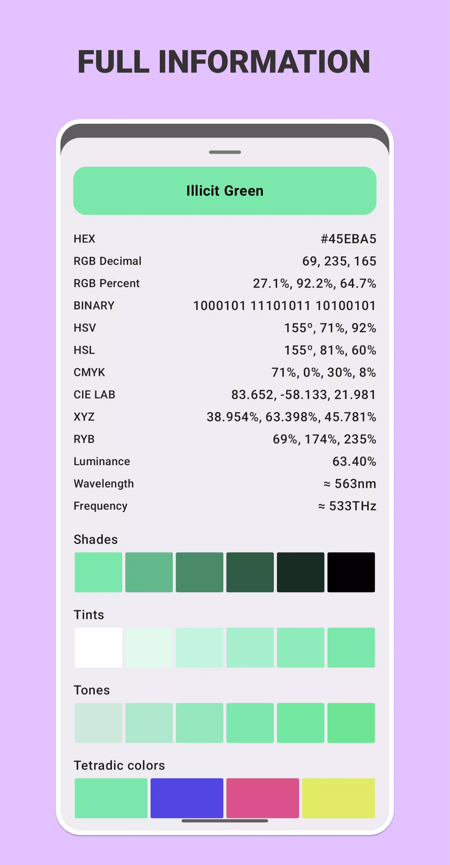 Schermata Color picker 2